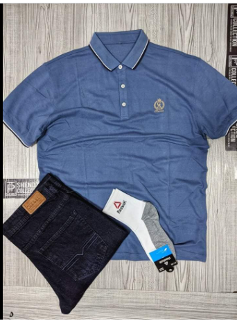 Men's Combo T-shirt, jeans and socks