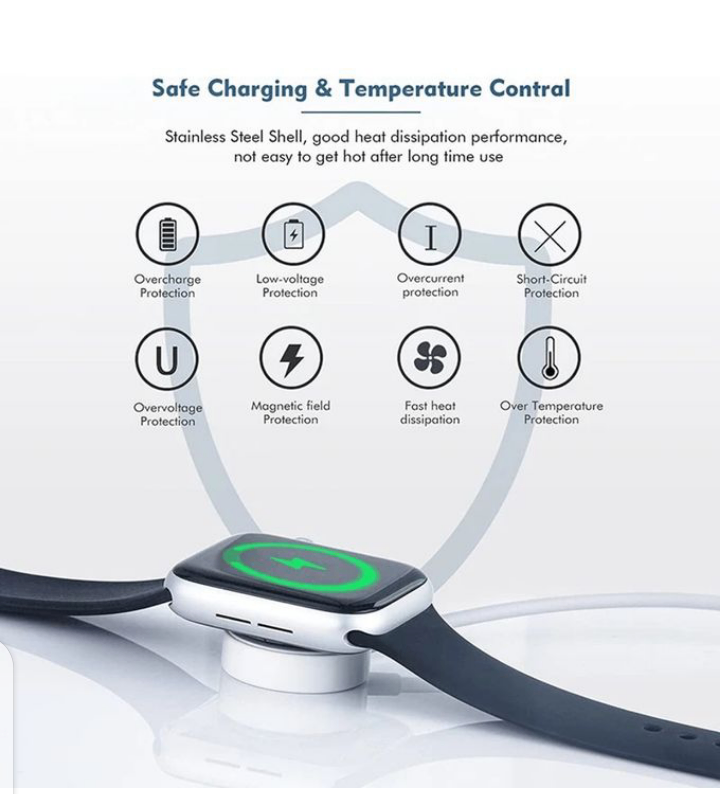 CHARGEUR APPLE WATCH-VERS USB séries 7/6/SE/5/4/3/2/1