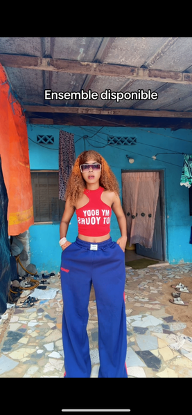 Ensemble tendance décontracté
