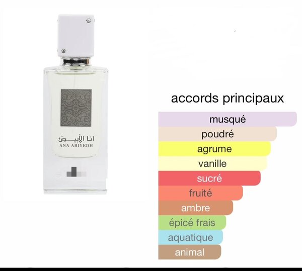 Parfum Ana Abiyedh Musqué