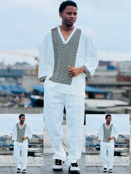 Veste tunique pour hommes