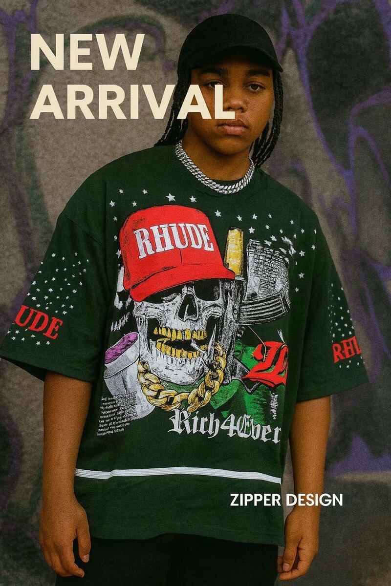 T-shirts streetwear graphiques