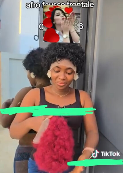 Perruque Frontale Afro Bouclée