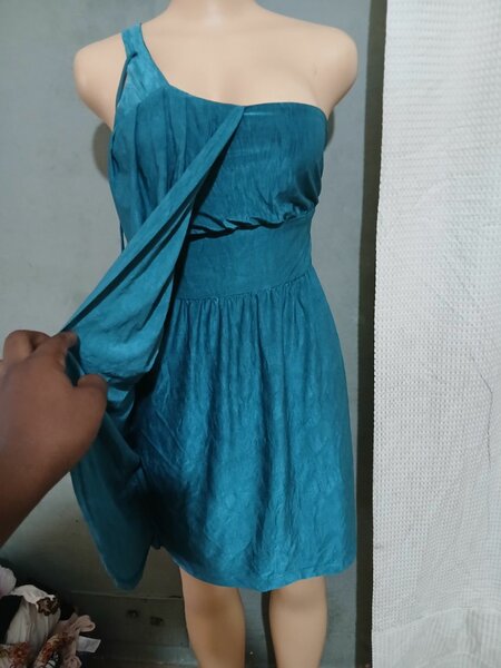 Robe Asymétrique Émeraude