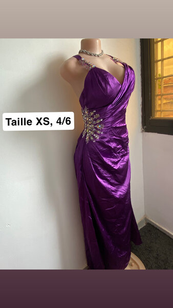 Elegant Purple Evening Dress