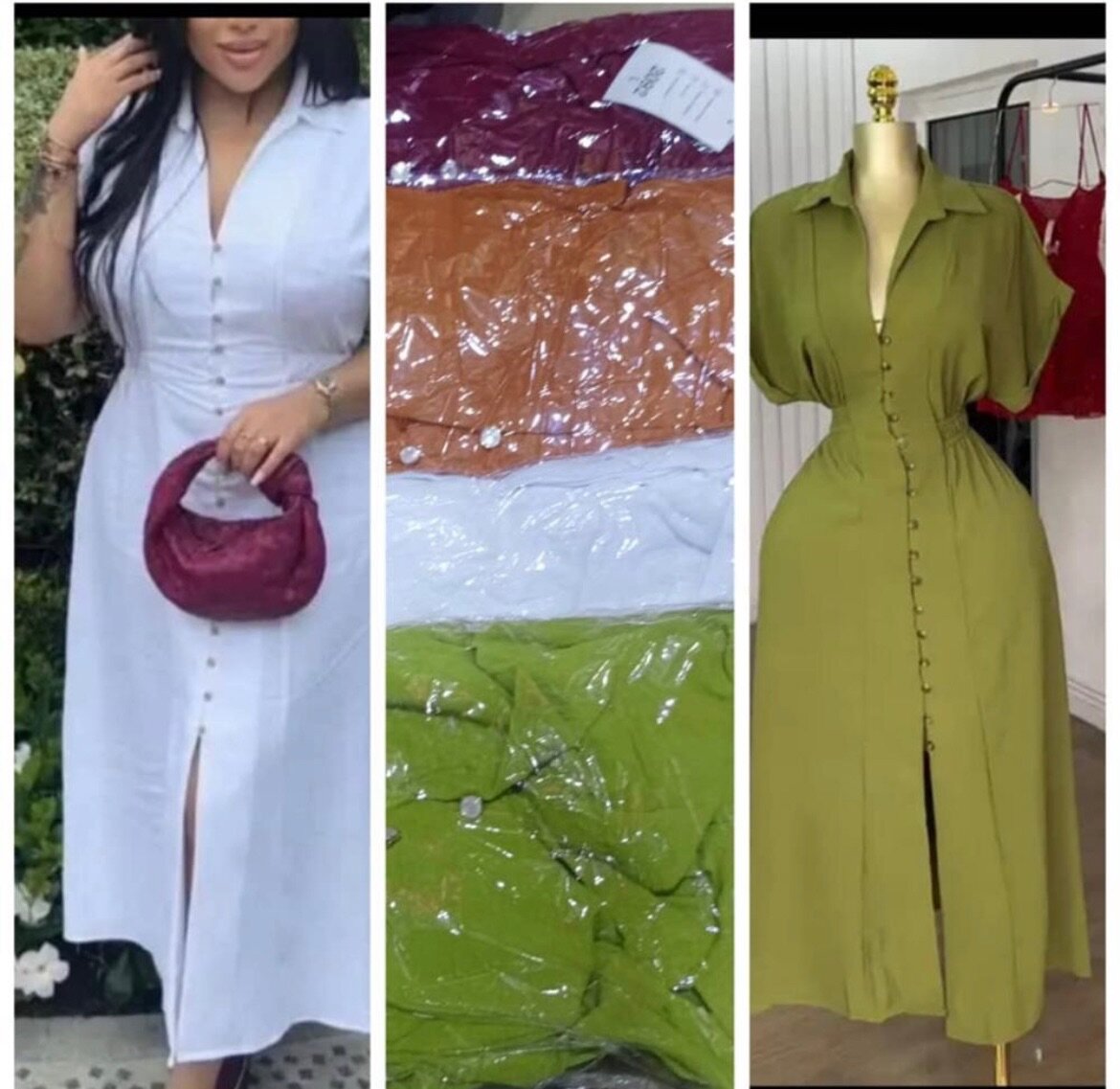 Robe Chemise Élégante Femme