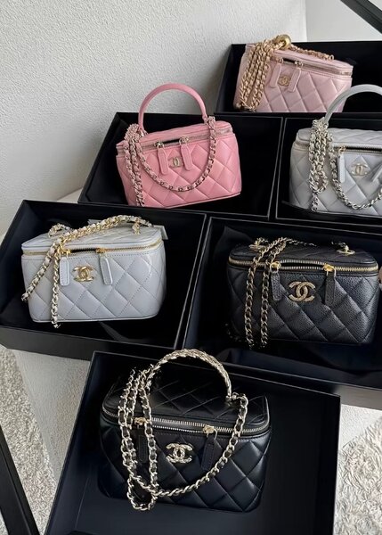 Sac à main en cuir matelassé