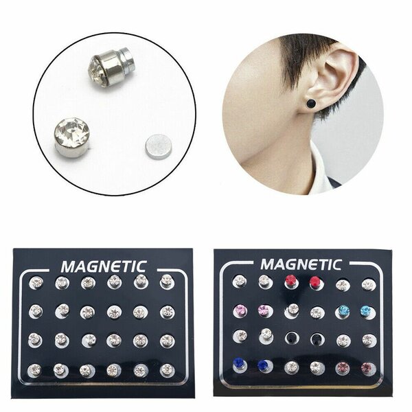 12-in-1 Magnetic non piercing earrings