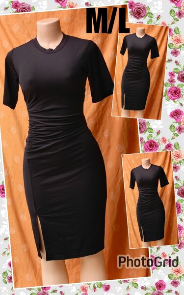 Robe Élégante Noire M/L