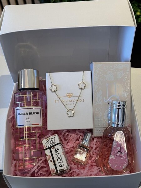Coffret Cadeau Parfum et Bijoux