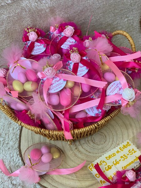 Boite à dragées cerceaux