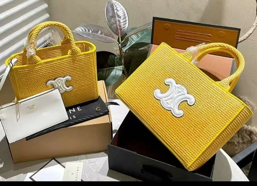 Sac à main tendance en paille