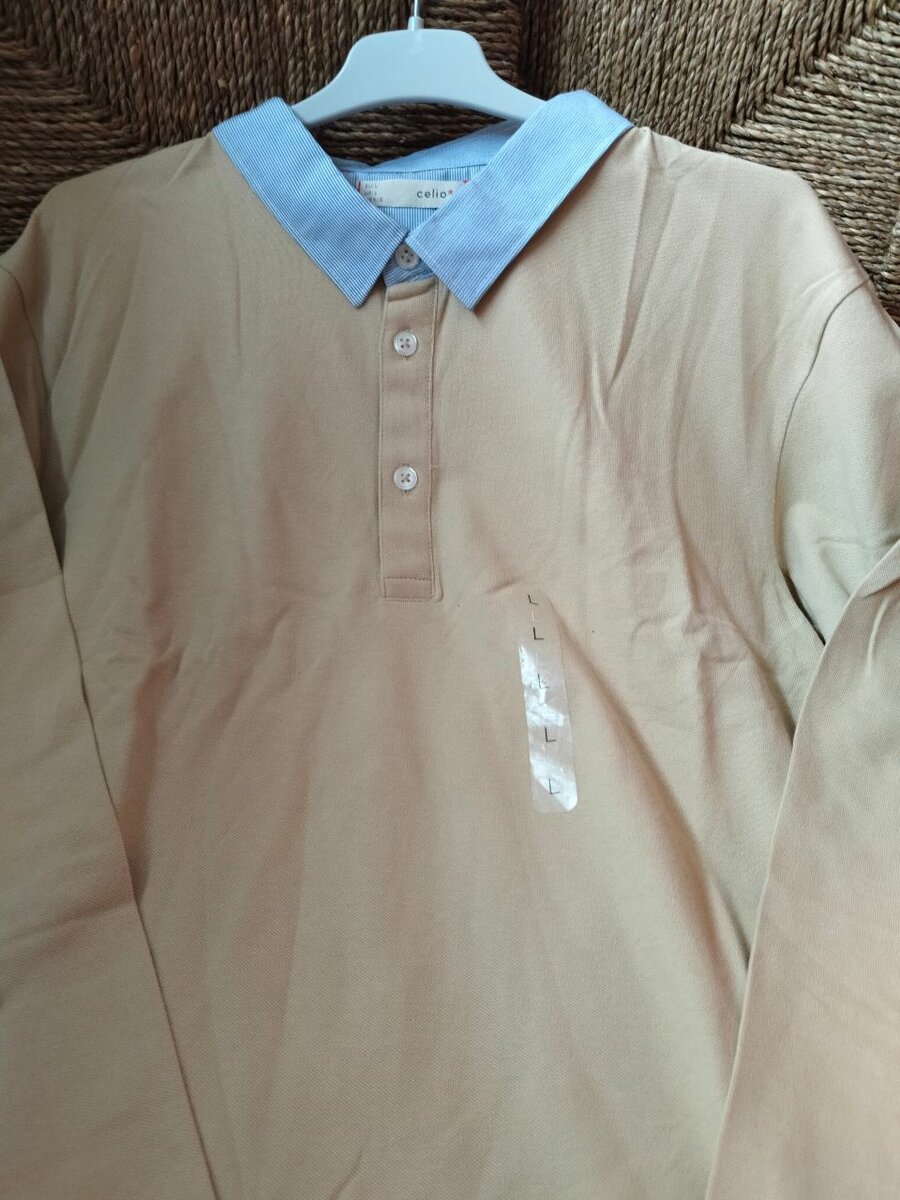 Polo Homme Beige Chic