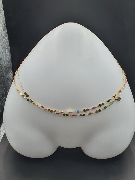 Collier coloré élégant