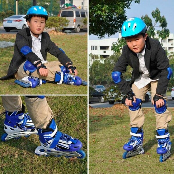 Patins Roses Enfant Réglables