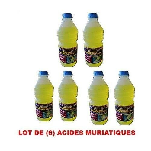 Industrap Acide Muriatique - Lot De 6 X 1L