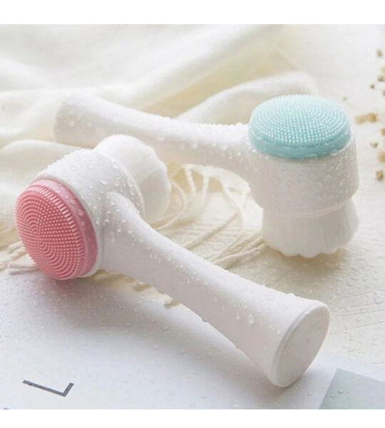 Brosse visage double face