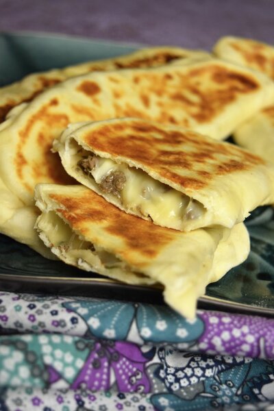6 crêpes viande harchée