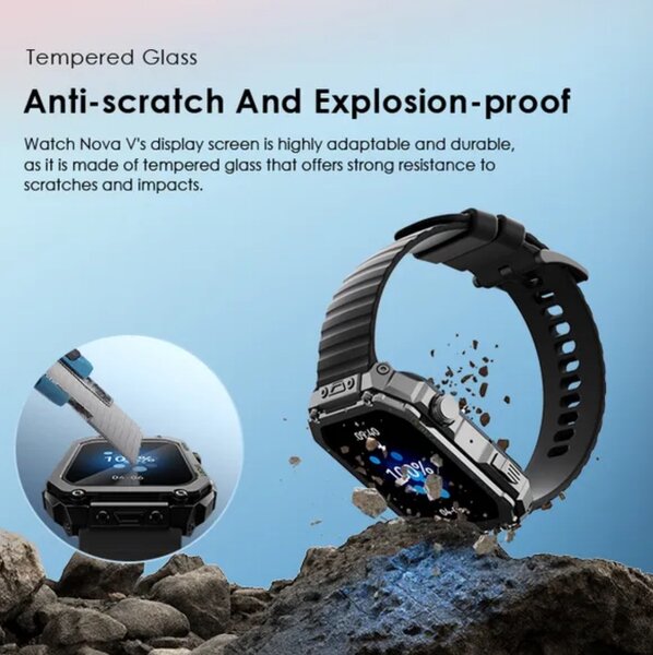 oraimo Watch Nova V 2.01" HD Video Watch Faces Smart Watch