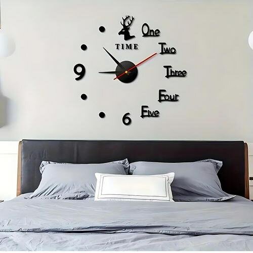 Horloge Murale 3D DIY Moderne