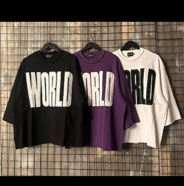 T-shirts à manches longues "WORLD"