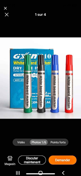 Marqueur pour tableau blanc