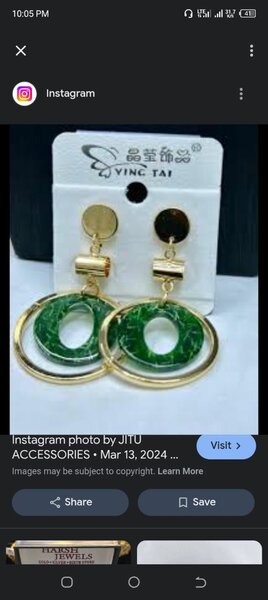 Round Acrylic Drop Earrings