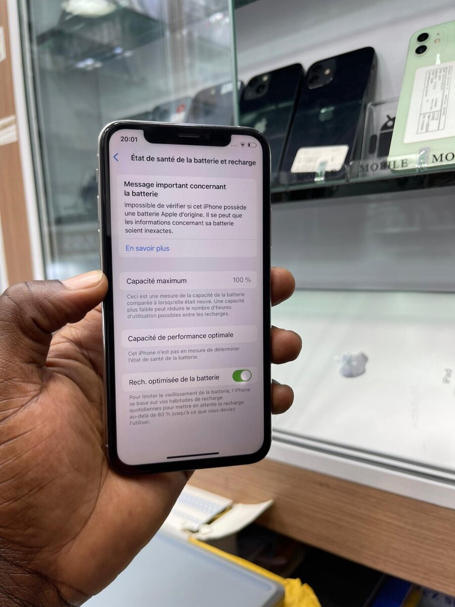 iPhone XS 64giga blanc  tout passe
