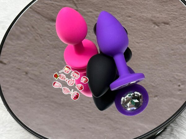 Set de plugs anaux multicolores