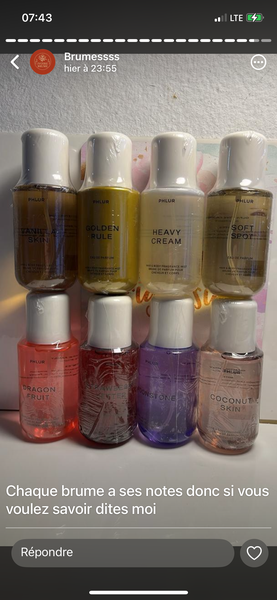 Brumes Parfumées Variées