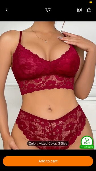 Two set bralette and pant