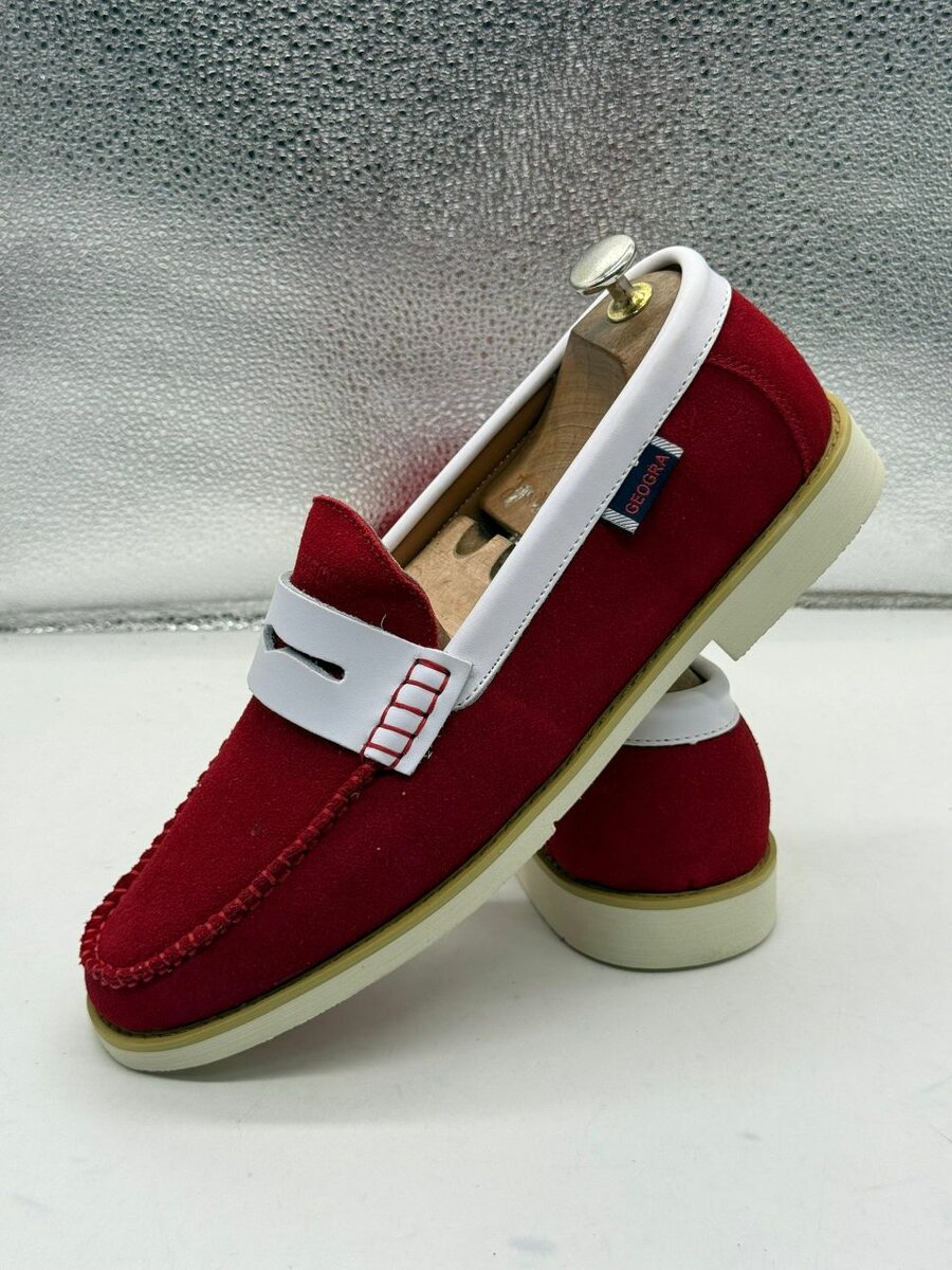 Mocassin GEOGRA ROUGE ORIGINAL