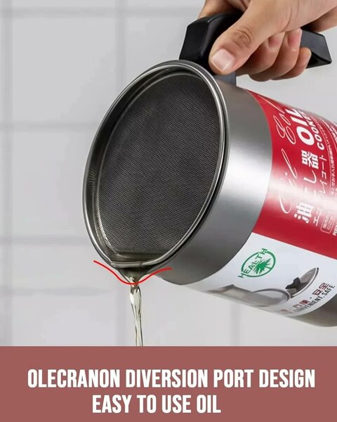 1.2 L oil strainer and container available now