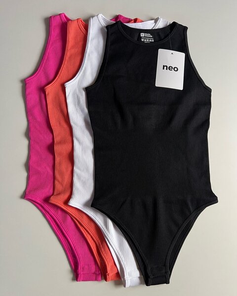 Body femme côtelé tendance