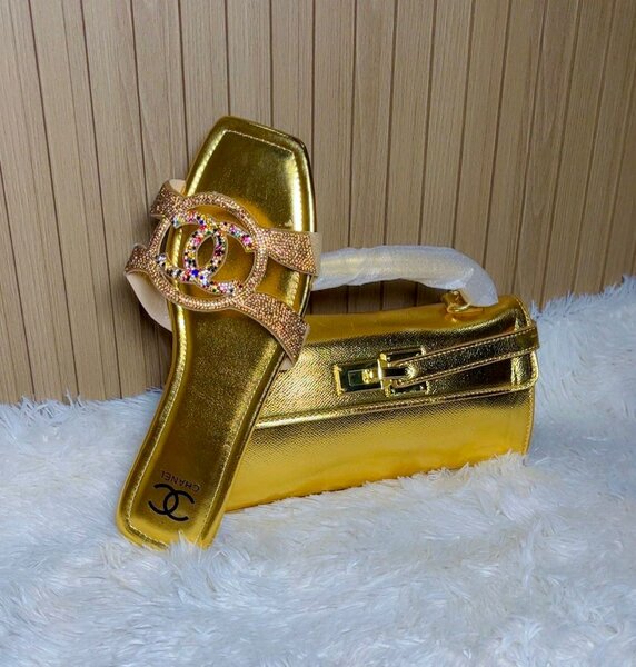 Sac Sandales dorées chic femme