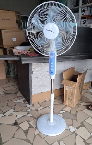 16 inches Rechargeable Solar Fan with Panel