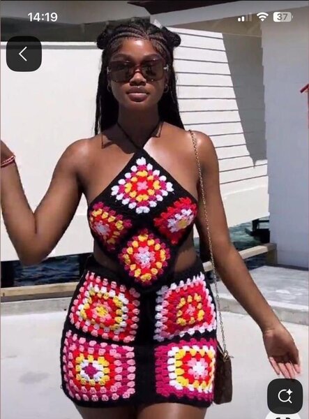 Crochet Halter Dress