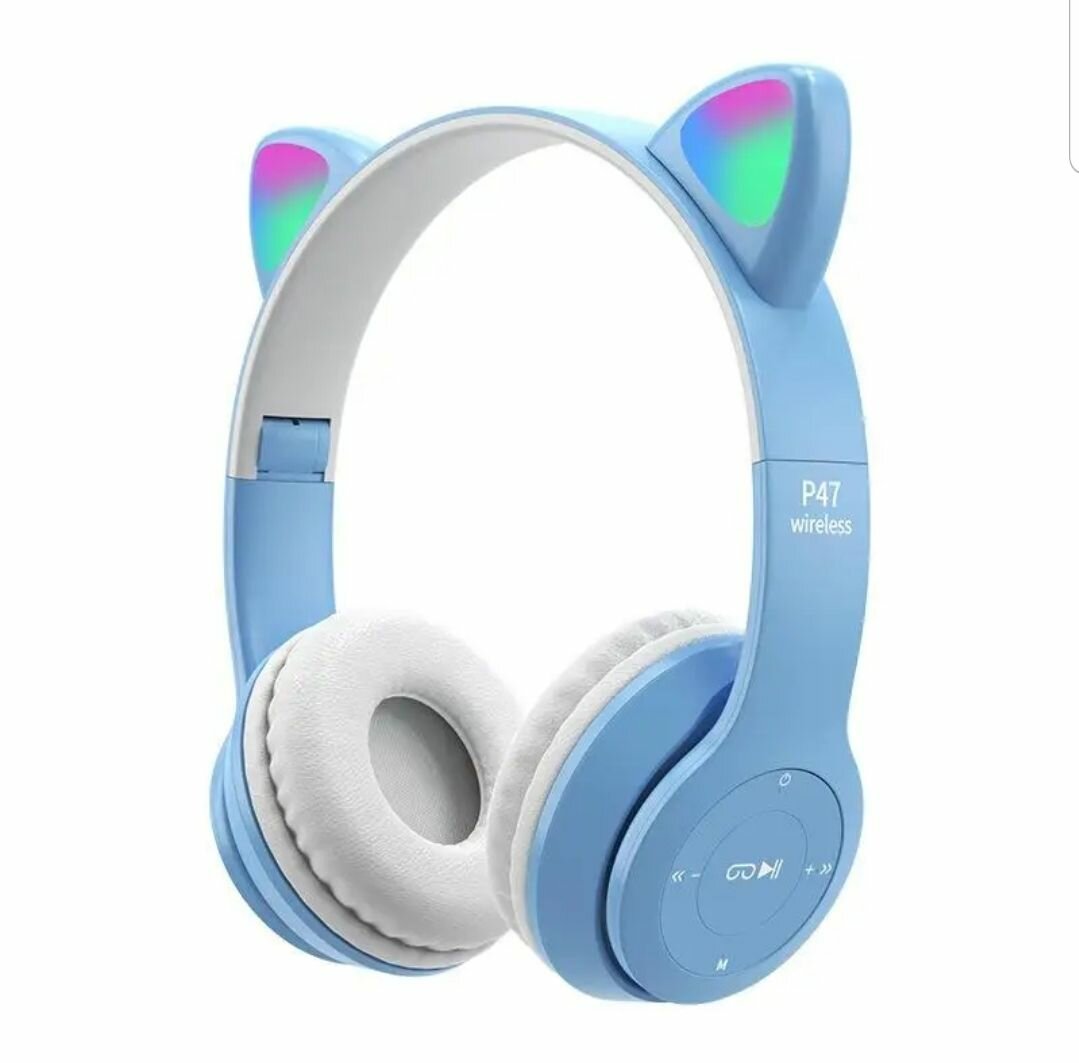 Casque Enfant p47m - Casque Bluetooth Oreilles Chat