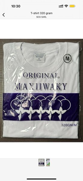T-shirt blanc MAXIIWAKY XXL