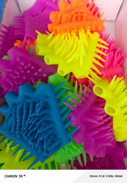 Gant en silicone colorées