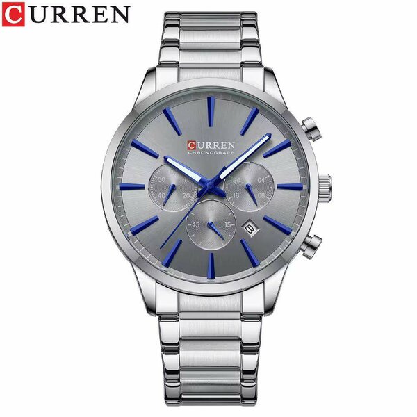Montre homme CURREN argentée