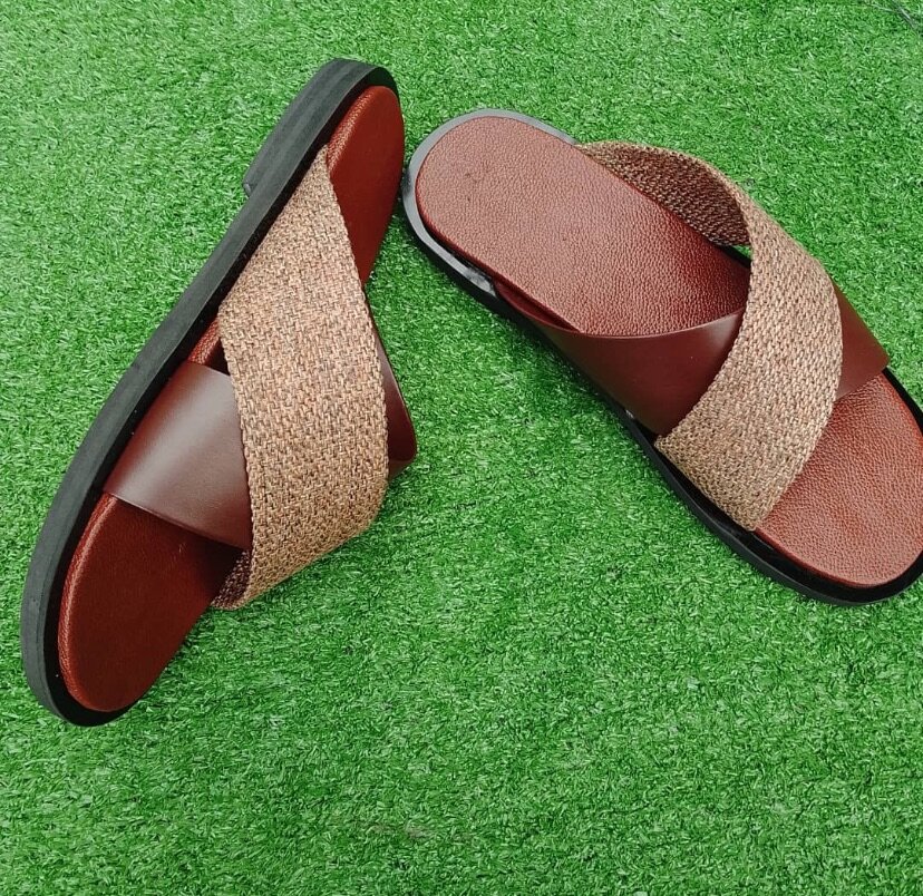 Sandales en cuir homme