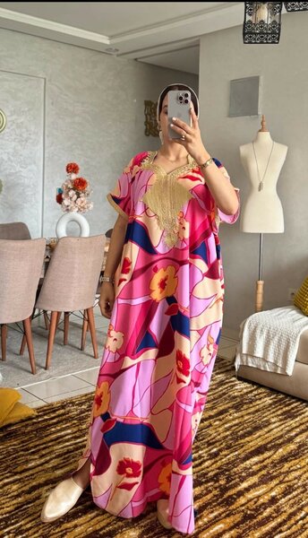 Boubou Marocain multicolore