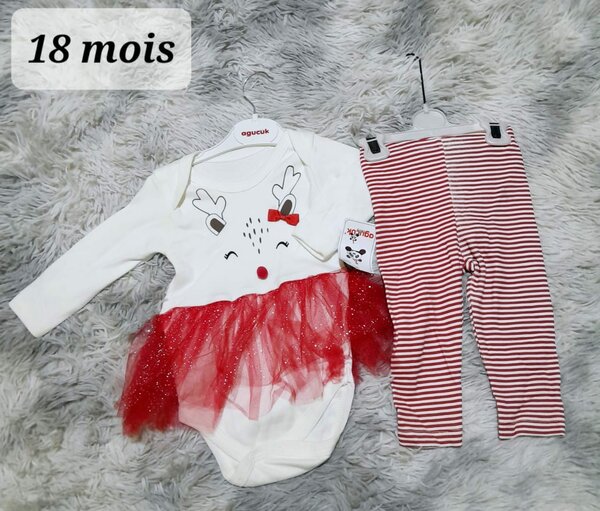 Set pour fille, 18 mois