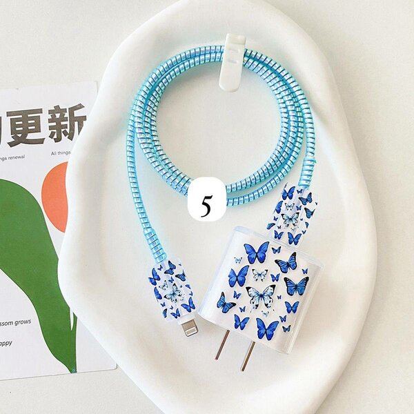 Câble de charge décoratif papillon