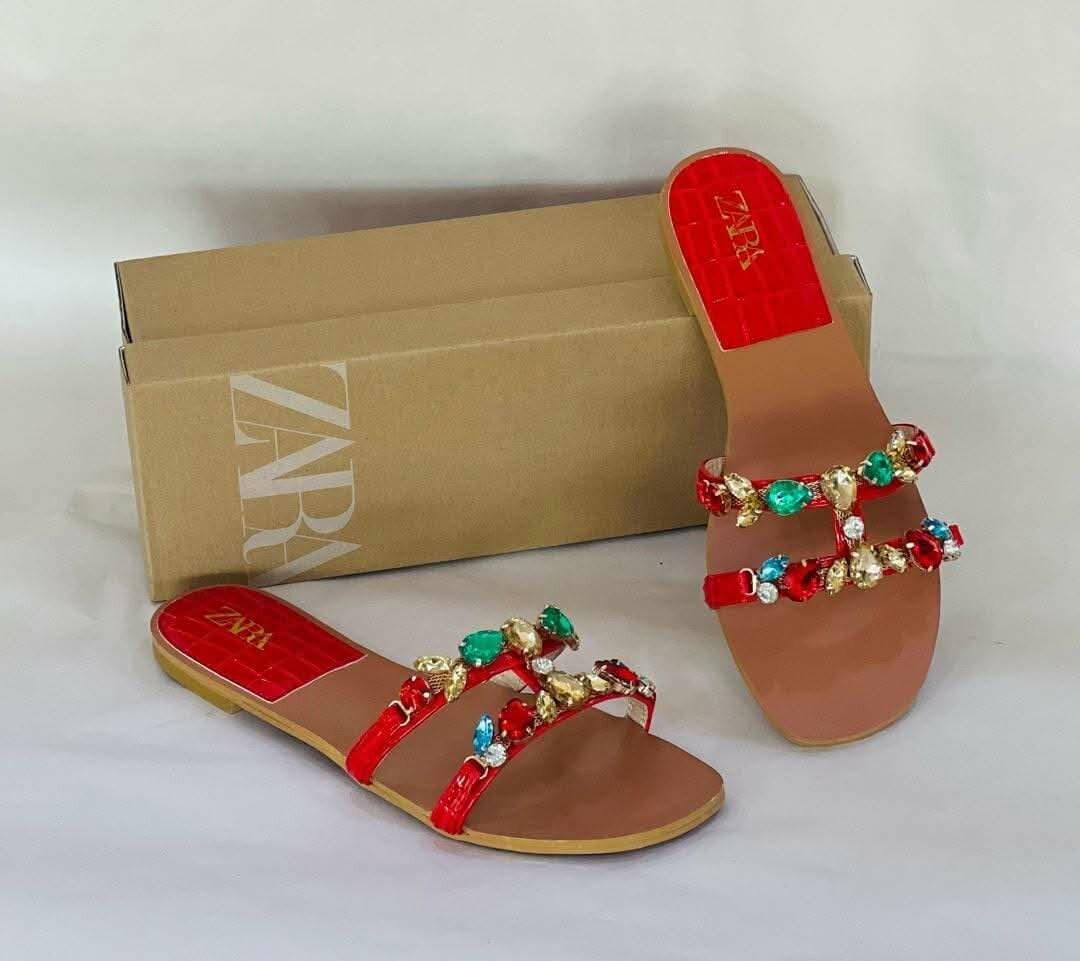 Sandales en strass Zara