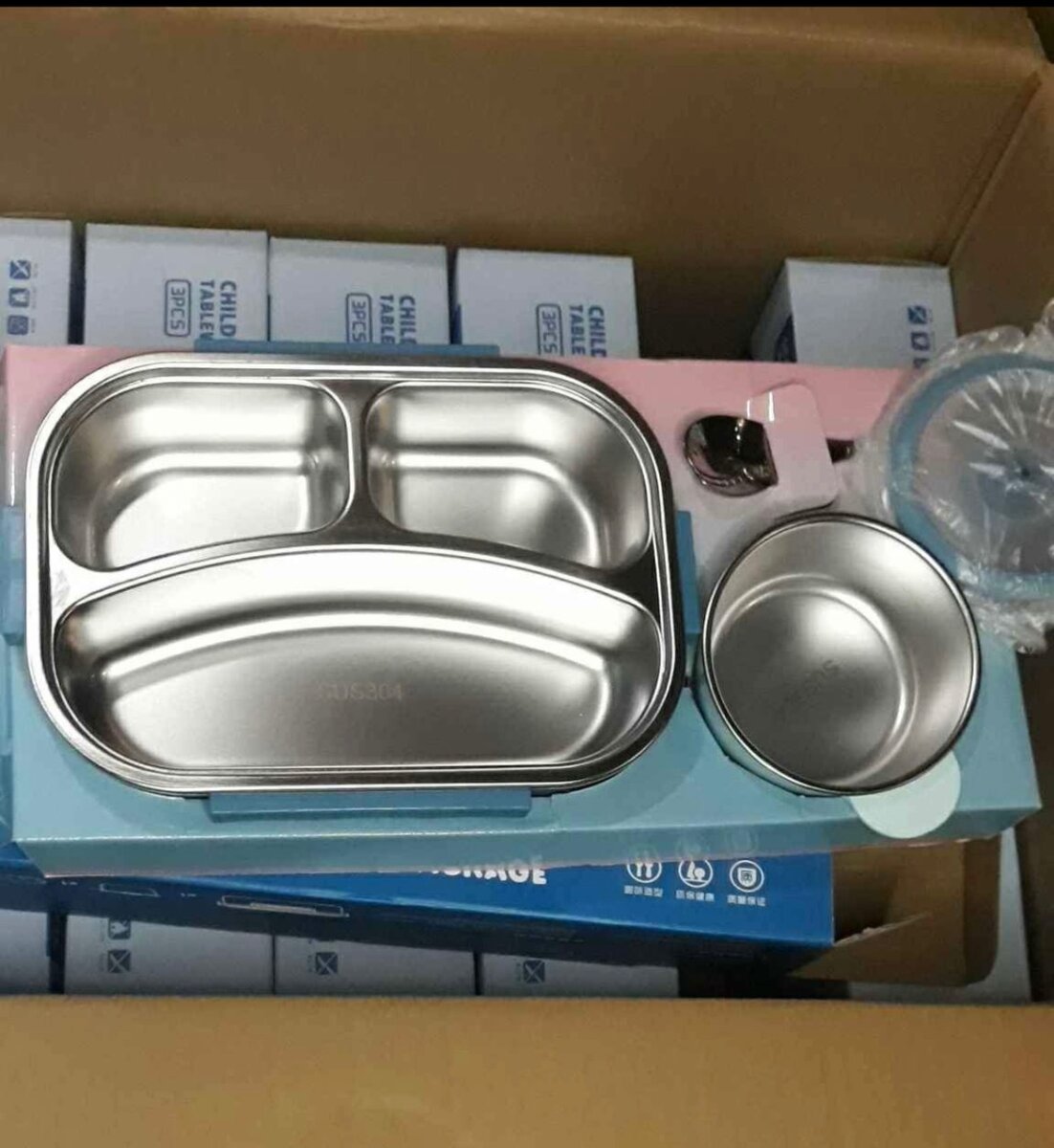 Boîte à repas en acier inoxydable