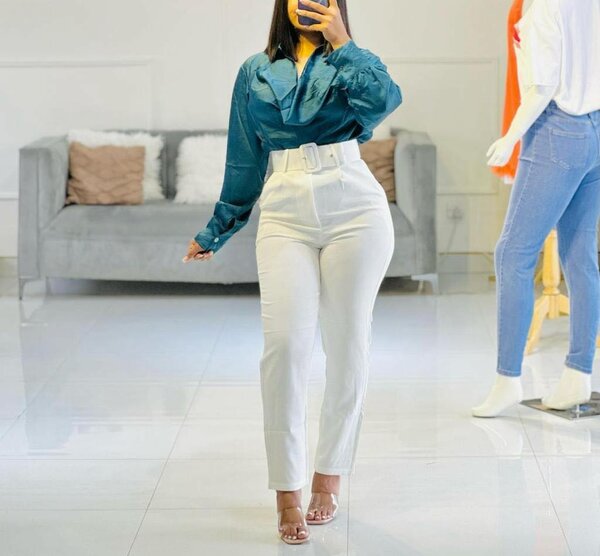 Dress 100! Tops 100 , white Zara pants 100