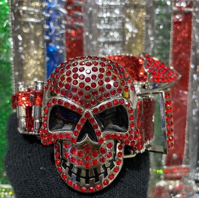 Mens pirates stone belts