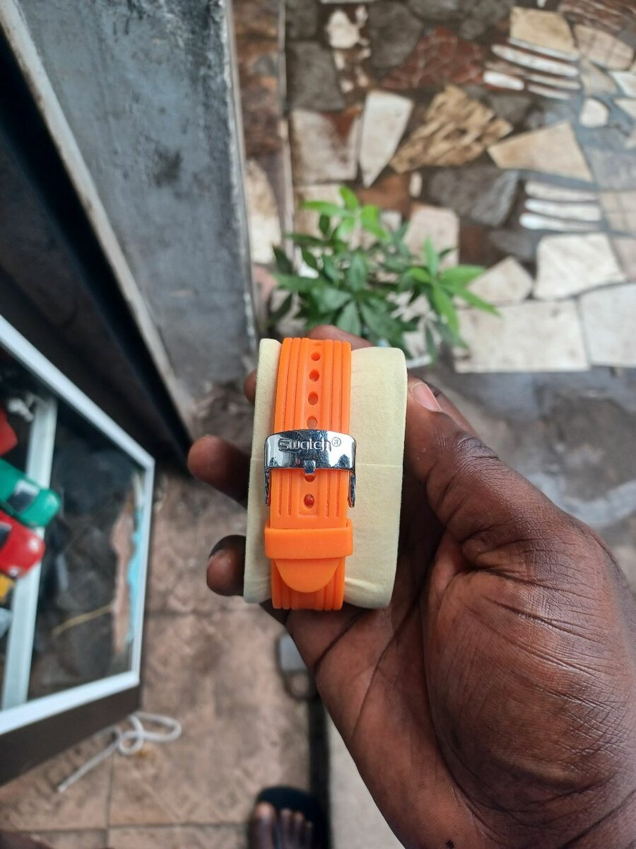 SWATH Chrono rétrograd orange